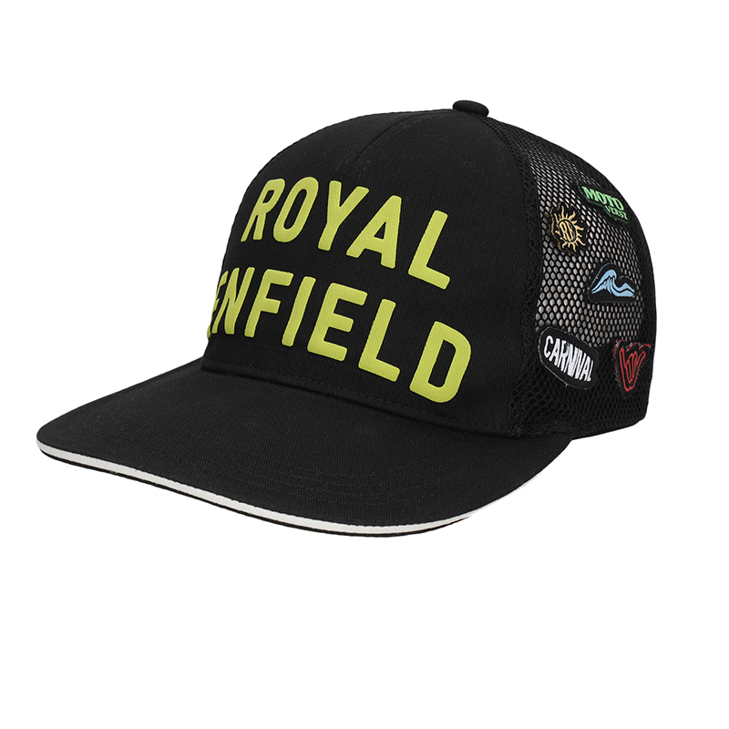 컬러블록 민트 모자